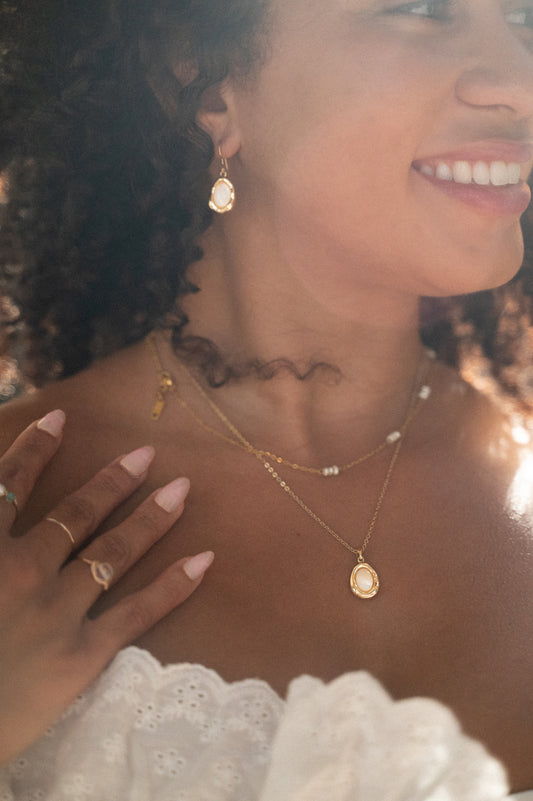 Mother of Pearl Earrings