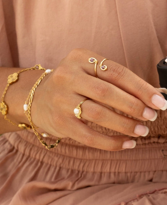Single Pearl Ring
